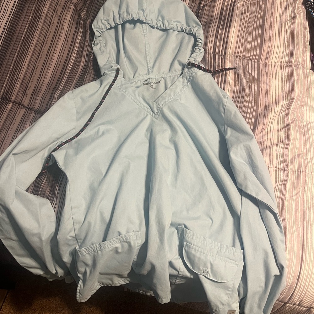 Columbia Sky Blue Hooded Jacket